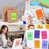 (12 Pack) Lined Sticky Notes 4x6 Inch, 12 Bright Colors