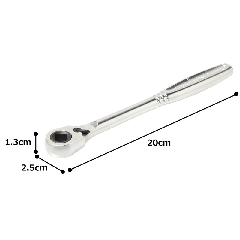 Tone Ratchet Handle RH3B 3/8" Drive Angle 0.37 inches (9.5