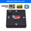 ACLINKER HDMI Switch 3-Port HDMI Switcher Supports Full HD1080p3D