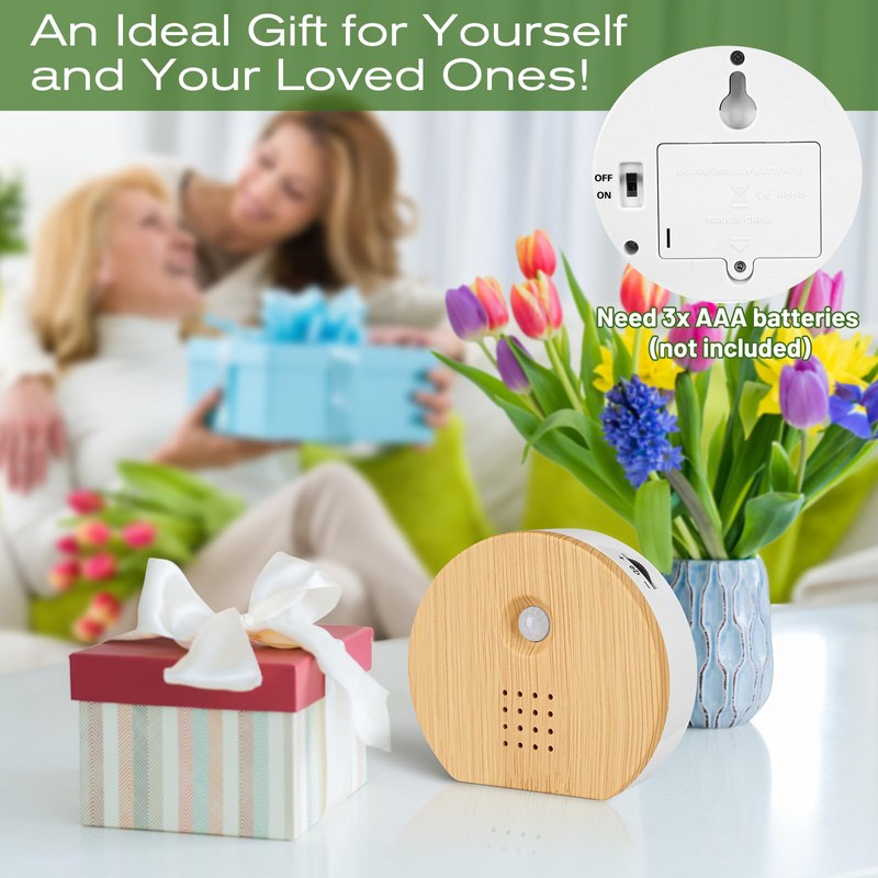 Acemall Bird Chirping Motion Sensor Box, Bird Chirping, Natural Sounds