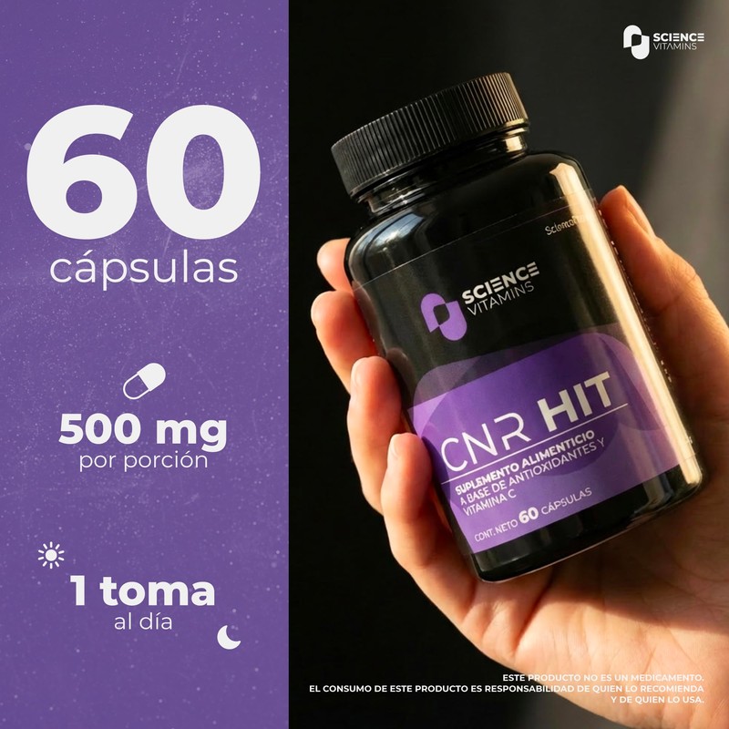 Science Vitamins CNR HIT | Glutatión, Trans-Resveratrol, Curcumina y NAD