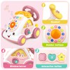 Love&Mini Baby Musical Toys for Girls - Crawling Steering Wheel