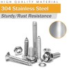 VIGRUE 1,760PCS Screws Bolts Nuts Washers Hardware Assortment Kit (28