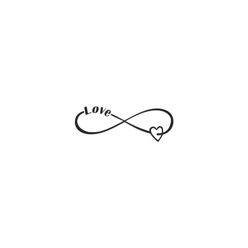 Forever love small Heart Temporary Tattoo eternal love Valentine's day