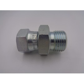 Hydraulic Male x Female 60 deg Straight Adapter BSP Choose Size (1/2" Male x 5/8" Female bsp)