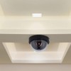 Topiky Dummy Surveillance Camera, Indoor/Outdoor Waterproof Dustproof Fake Dome Surveillance