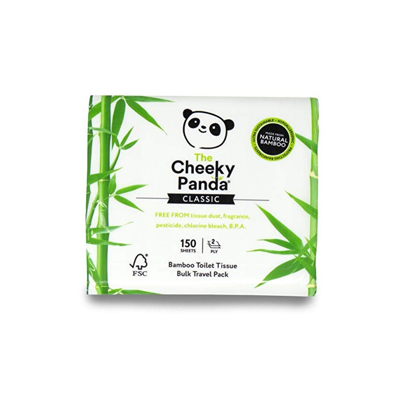 The Cheeky Panda Bamboo Travel Tissues | Pack of 150