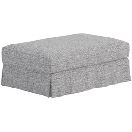 Custom Slipcover Replacement V Cotton Hovas Ottoman Cover Replacement, Custom Made for IKEA Hovas Footstool Slipcover. Covers Only (Polyester Flax)