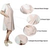 Cotton Cross Back Aprons Solid Color Cooking Kitchen Garden Smock