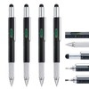 4 Pack Multitool Pen with Extra Refills Set, 6 in