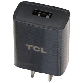Universal TCL (5V/1A) Single USB Port Wall Charger Travel Adapter - Black (UC11US)