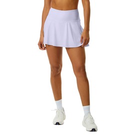 MEIVSO Womens Athletic Lightweight Tennis Skort Flowy Golf Skirt with Shorts and Pockets Light Purple S