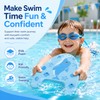 EVA Swim Kickboard for Beginner Pool Practice – 2-in-1 Foam
