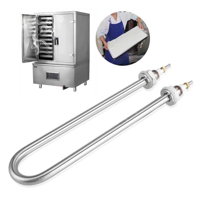 220V 2KW Stainless Steel Immersion Water Heater Electric Tube Heating