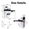 Adjustable Wood/Glass Shelf Bracket Solid Metal Wall Mount 2 Pcs
