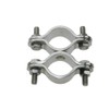 ARBO-INOX Double clamp 25 mm to 30 mm movable