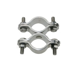ARBO-INOX Double clamp 25 mm to 30 mm movable