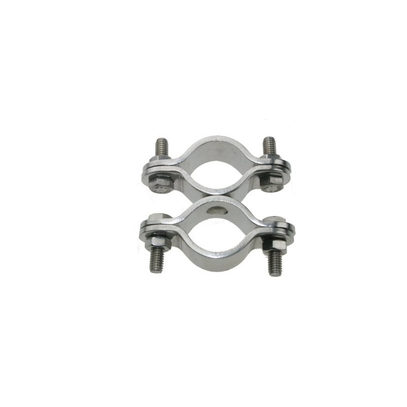 ARBO-INOX Double clamp 25 mm to 30 mm movable