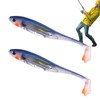 Bass Fishing Lures,Realistic Soft Fishing Lures | Soft T Tail