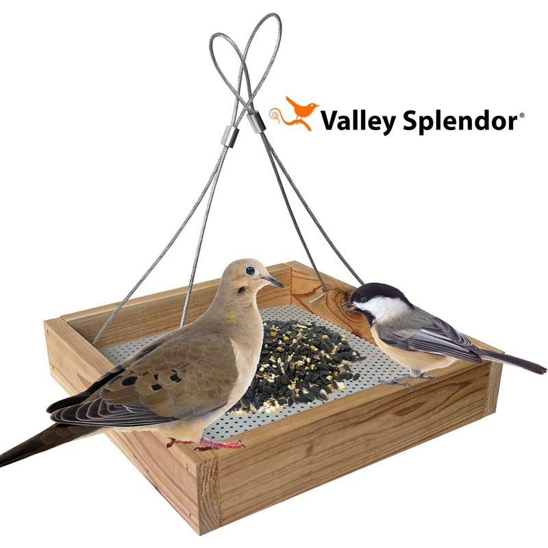 Cedar Platform Bird Feeder - Made in USA
