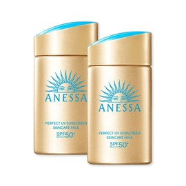 Anessa Sun Cream Skin Care Milk Perfect UV Sun Cream 60ml 2pcs / 아넷사 선크림 스킨케어 밀크 퍼펙트 UV 선크림 60ml 2개