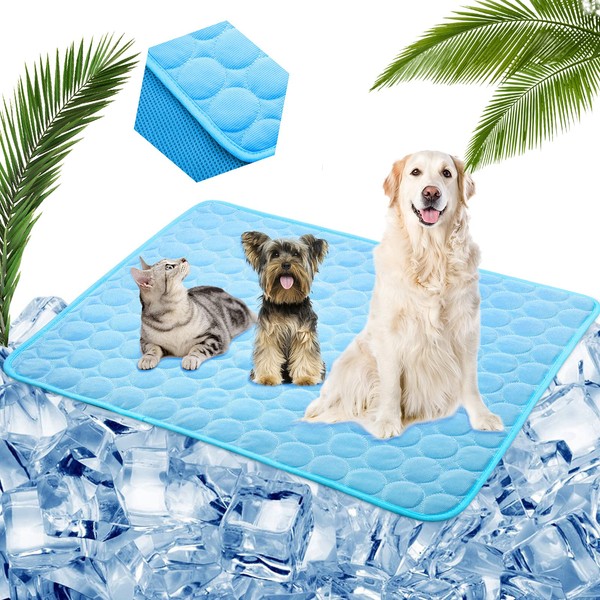 Thupmuk Dog Cooling Mat, Summer Cooling Mat for Dogs Washable