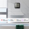 ALLOMN Shower Clock, Waterproof Shower Timer (Celsius/Fahrenheit), Humidity Display and