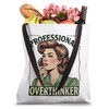 Overthinker Women Funny Academic Retro Women Daughter Tote Bag