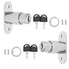 Standard ø19 mm Cupboard Locks with 2 Keys, Cabinet Lock for Privacy Protection, Drawer Lock for Doors Drawers Mailboxes and Cabinets, Sturdy Zinc Alloy (2 Sets)