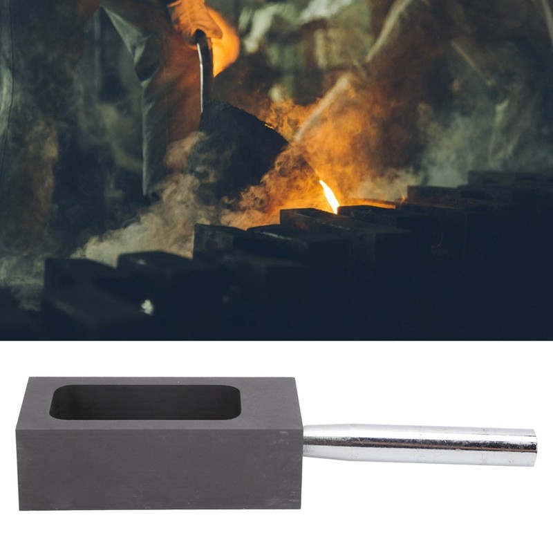 Graphite Ingot Mold with Handle Casting Melting Mold for Gold