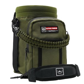 NATURE PIONEOR Neoprene Insulated Water Bottle Holder with Shoulder Strap for Half Gallon 64OZ Sports Water Jugs Bottles, Carrier/Pouch Sleeve for Outdoor Camping, Hiking, Fishing