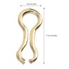 300PCS Carp Fishing Wire Eyes Sinker Steel Alloy Screw Leads