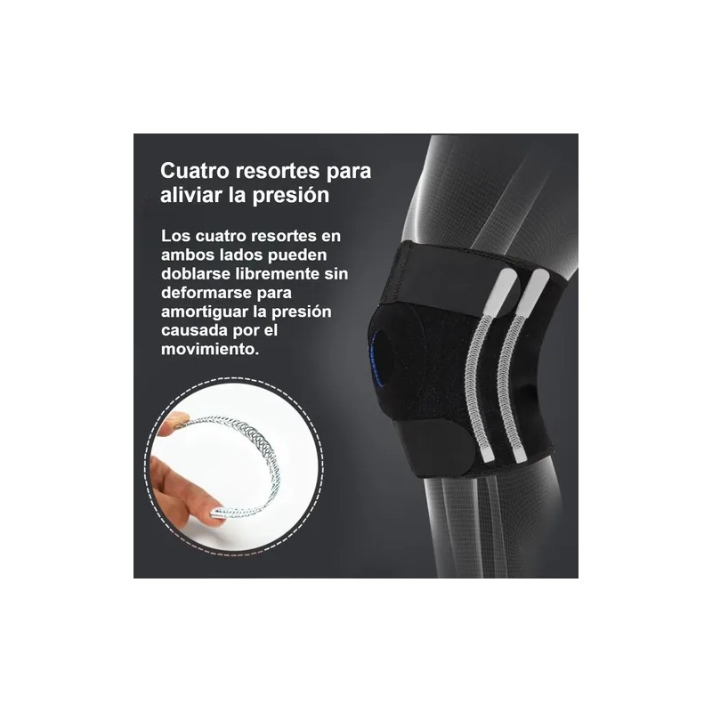 2 Pzs Rodillera Ortopedica De Neopreno Deporte Sujeta Rotul