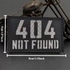 404 Not Found Patches Velcro Military Funny Sew-On Patch Hook