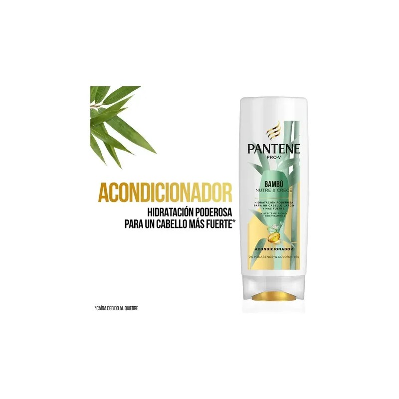 Acondicionador Pantene Pro Bambu X400ml