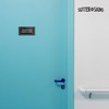 Please Keep Door Closed Sign | Weatherproof Self Adhesive Black