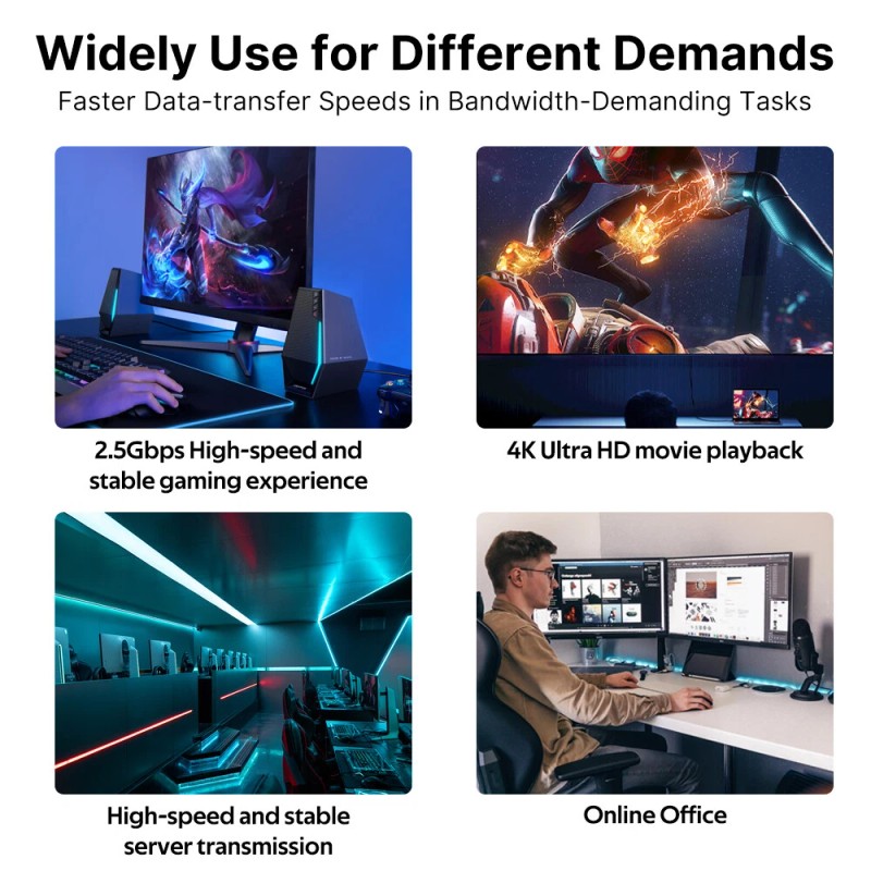 INTEL I226 chipset 2.5G RJ45 Port PCIe Gaming Network Card