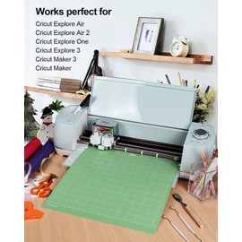 Gwybkq Cutting Mat 12x12 for Cricut 20 Pack Maker 3/Maker/Explore 3/Air 2/Air/One Standard Green Grip Adhesive Sticky Cut Pads Replacement Accessories for Scrapbooking & Stamping Supplies Cricket