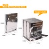 CAMPMAX Large Portable Folding Camping Wood Stove for Outdoor Cooking,