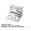 sourcing map 4Pcs Toolbox Suitcase Box Metal Hinges Support, 44x30mm