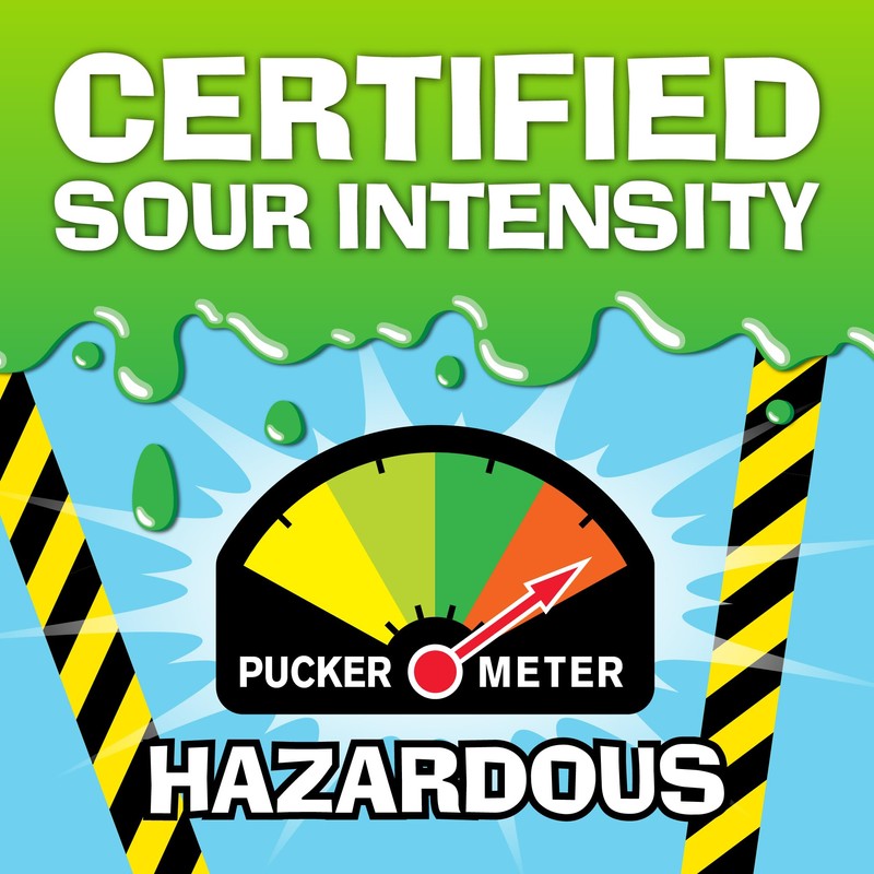 TOXIC WASTE - Hazardously Sour Candy - Apple, Watermelon, Lemon,