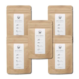 Marugoto Mamidashi, Powder Dashi from Kyushu, 2.1 oz (60 g), 5 Bags (Additive-Free Powder) Dashi Powder