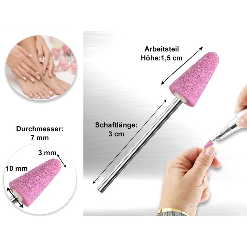 Fine corundum stone grinder, ceramic grinder, nail cutter, manicure, nail