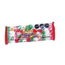 Las Delicias Banderitas Mediana 20 Piezas, Dulce de Coco, Las Delicias.