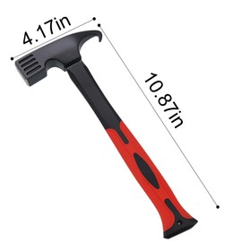 DESHIL Camping Hammer Heavy Duty with Tent Stake Remover-16OZ