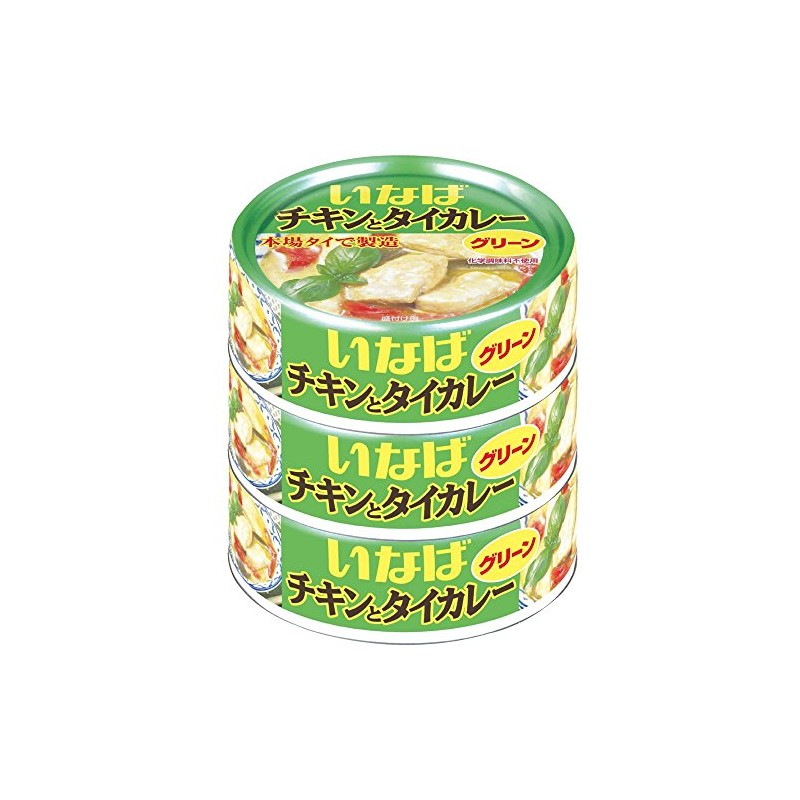 いなば チキンとタイカレーグリーン 3缶P