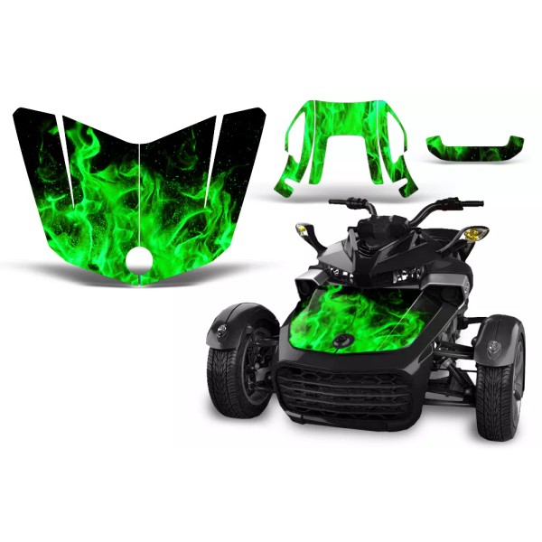 WD Hood Rear Fender Graphics Kit Decal Sticker For Can-Am