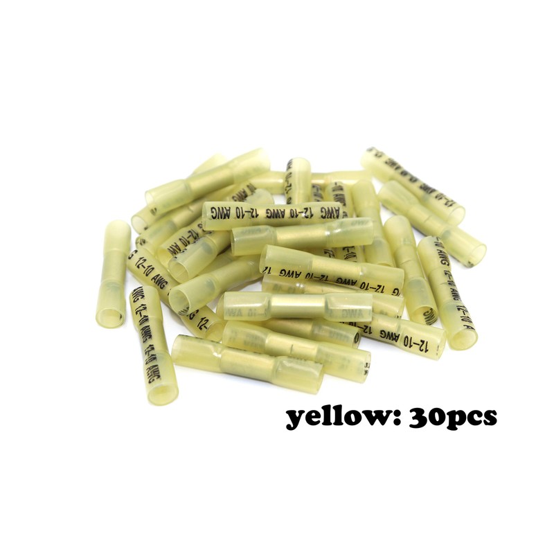 FGen 210pcs Heat Shrinkable Terminals, Crimp Wire Connectors, Waterproof Insulated