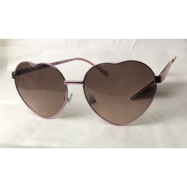 Beach Blast Ladies  Sunglasses  Purple Heart Shaped  Brown Lenses 100%UV
