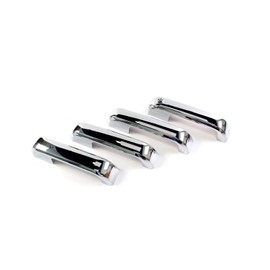 AUCERAMIC 4 PCS Chrome Door Handle Covers Trims Fit for 2015-2020 Ford F-150 2017-2022 Ford F-250/F-350/F-450/F-550 Super Duty W/O Smart Keyhole No sensors